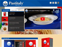 Tablet Screenshot of pastitaly.com